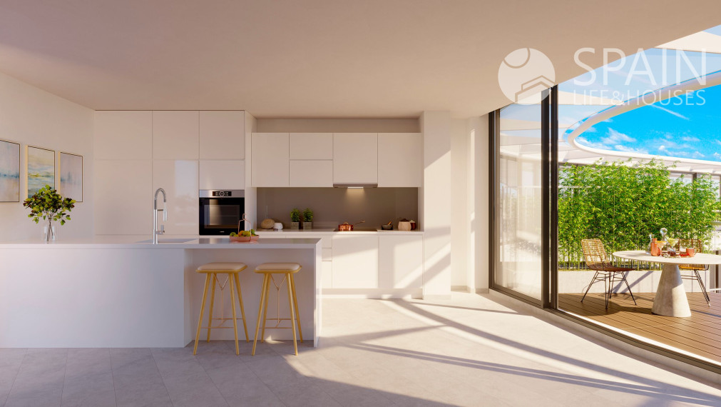 POSLEDNÝ APARTMÁN .Dreamy rezidencia - apartmány priamo na pláži v Denii výhľad na pohorie Montgó, na pláži