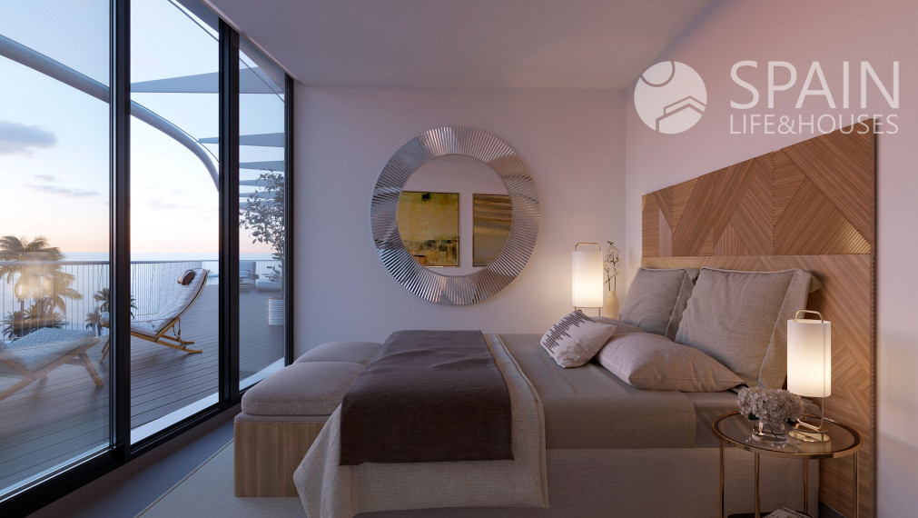 POSLEDNÝ APARTMÁN .Dreamy rezidencia - apartmány priamo na pláži v Denii výhľad na pohorie Montgó, na pláži