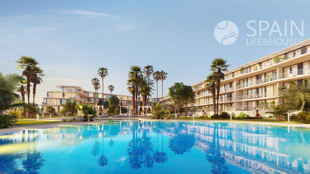 POSLEDNÝ APARTMÁN .Dreamy rezidencia - apartmány priamo na pláži v Denii výhľad na pohorie Montgó, na pláži