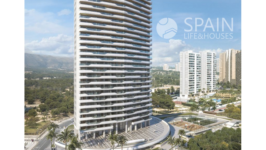 Nové rezidenčné apartmány s fantastickým výhľadom len pár minút od mora v Benidorme, Costa Blanca