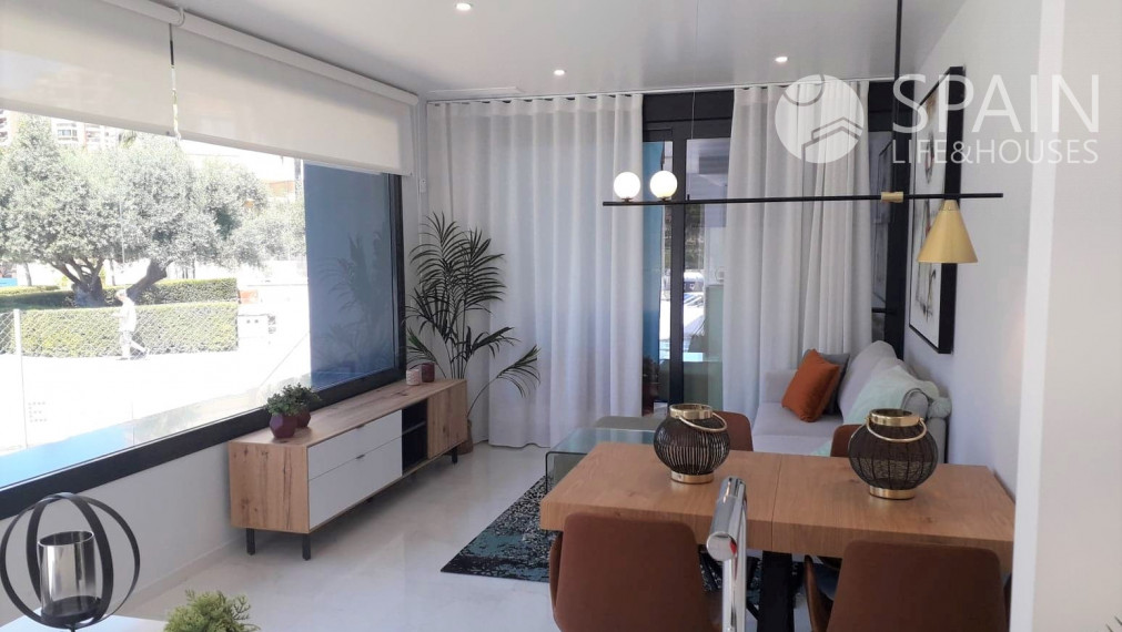 Nové rezidenčné apartmány s fantastickým výhľadom len pár minút od mora v Benidorme, Costa Blanca