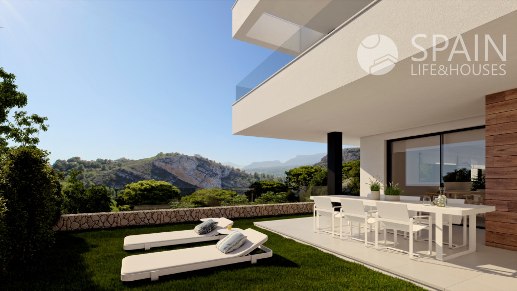 PREDANÉ. Nový, luxusný 3 izbový apartmán v Benitachell, v obľúbenej rezidencii Cumbre del Sol, Benitachell, Costa Blanca Sever