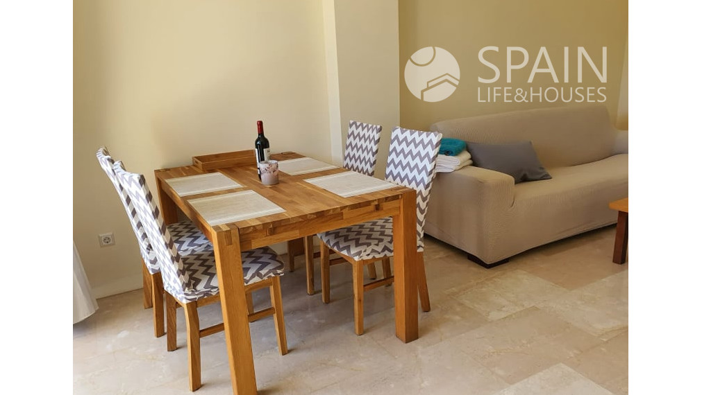 (K dispozícii do mája 2024) 1-spálňový apartmán s wellnes v DENIA časť El Vergel, Costa Blanca s obrovskou  terasou len 7 min pešo od pláže