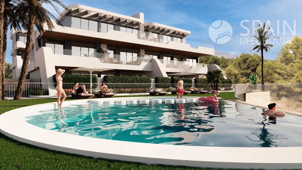 Novostavba v národnom parku s výhľadom na more, Alfaz del Pi, Costa Blanca Sever