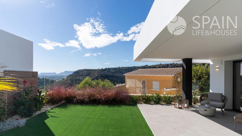 Nový, luxusný  2 spálňový apartmán so spoločným bazénom v Cumbre del Sol, Costa Blanca