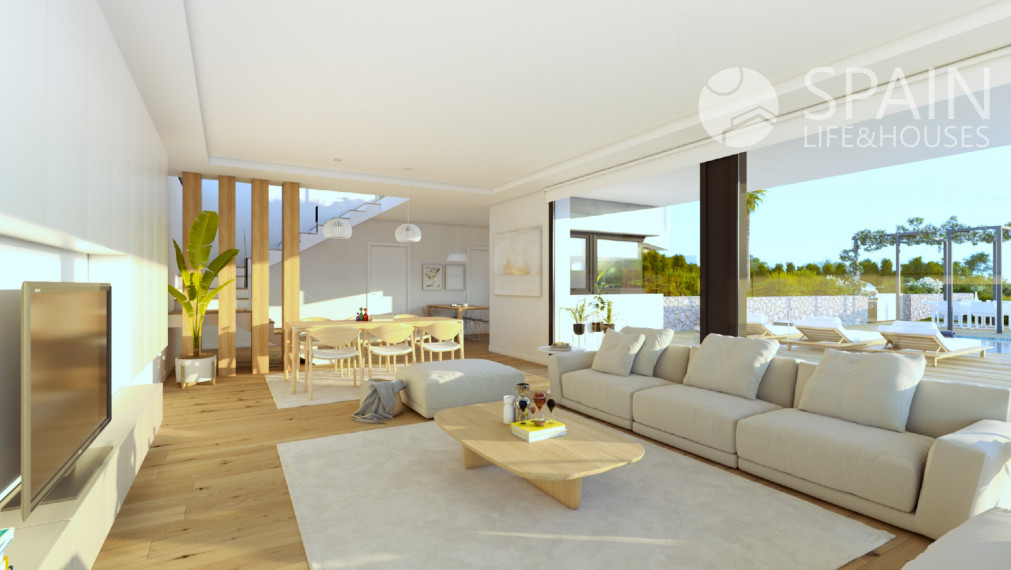 Nápaditá a úžasná nová vila v Benitachell Cumbre del Sol, s výhľadom na more