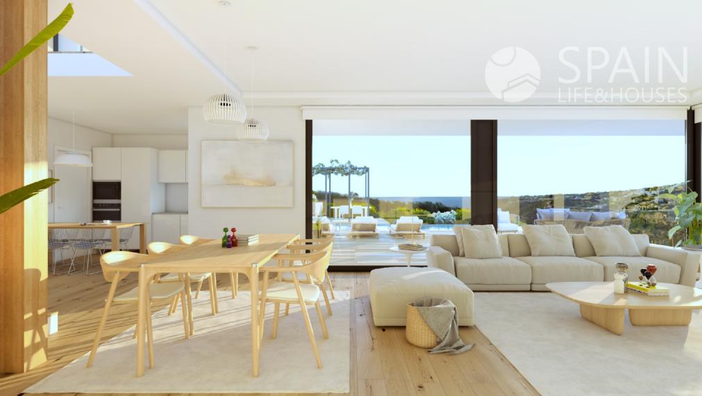 Nápaditá a úžasná nová vila v Benitachell Cumbre del Sol, s výhľadom na more