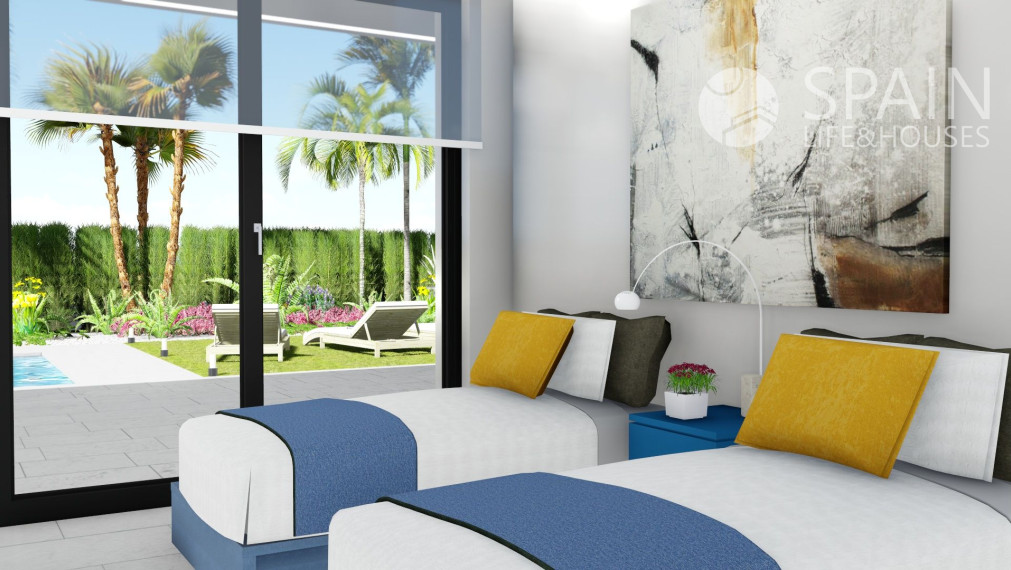 VILLA SELESTE. Nová samostatne stojaca vila so súkromným bazénom vo vnútrozemí, Calasparra, Murcia