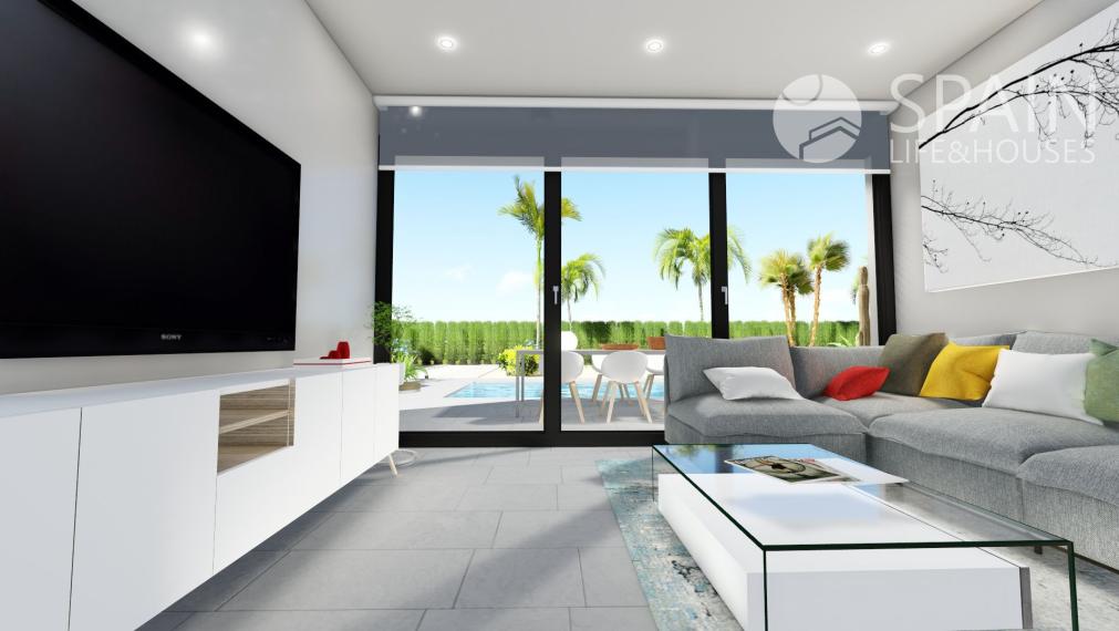 VILLA A-ZAHAR. Nová nádherná vila so súkromným bazénom vo vnútrozemí, Calasparra, Murcia