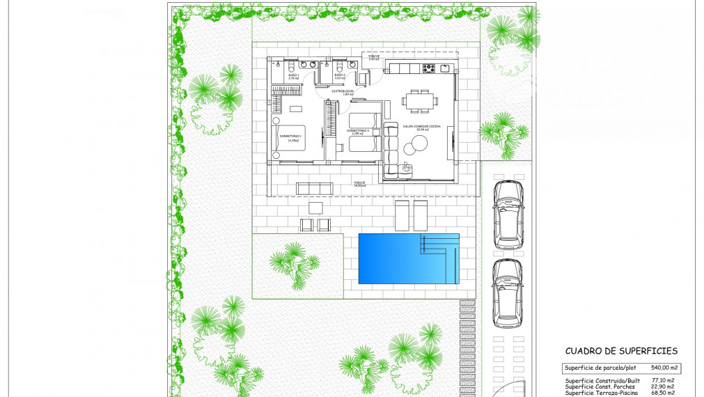 VILLA A-ZAHAR. Nová nádherná vila so súkromným bazénom vo vnútrozemí, Calasparra, Murcia