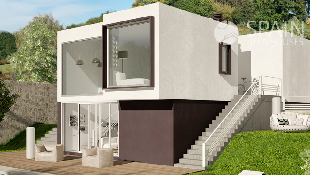 Projekt M-OMA. Rodinný dom postavený na samostatnom pozemku 5 minút od pláže v Alicante.