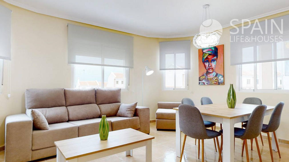 Nové bungalovy s 2 spálňami 8 km od pláže v San Miguel de Salinas, Costa Blanca juh. Dokončené.