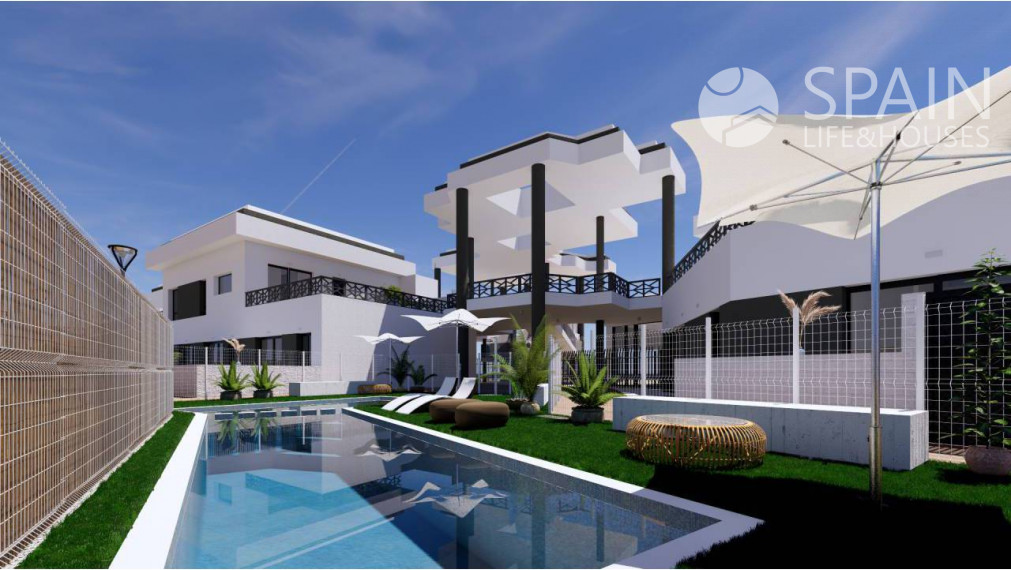 Fantastické nové apartmány s 2 spálňami a bazénom v Benijofare na pobreží Costa Blanca južne 8 km od pláže. Dodanie koniec roka 2022