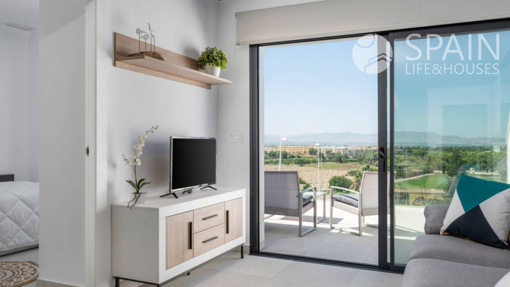 Fantastické nové apartmány s 2 spálňami a bazénom v Benijofare na pobreží Costa Blanca južne 8 km od pláže. Dodanie koniec roka 2022