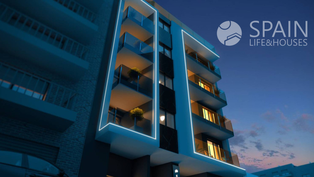 POSLEDNÝ APARTMÁN! Luxusný, zariadený, 1-spálñový apartmán v centre mesta Torrevieja, len 350m od mora