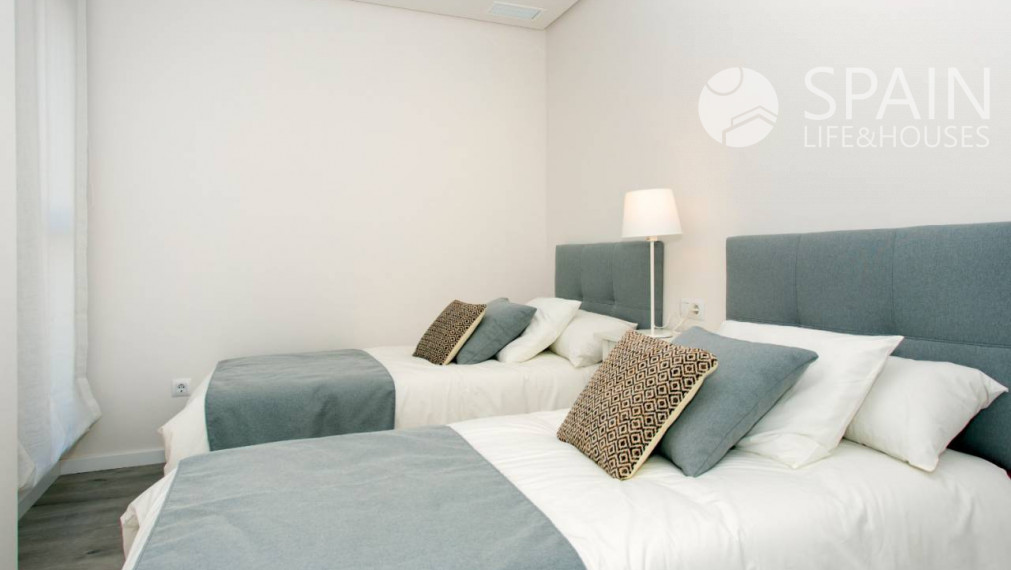 Novostavba podkrovného bytu s 3 spálňami a spoločným wellness/bazénom v la Zenia, Orihuela Costa, Alicante