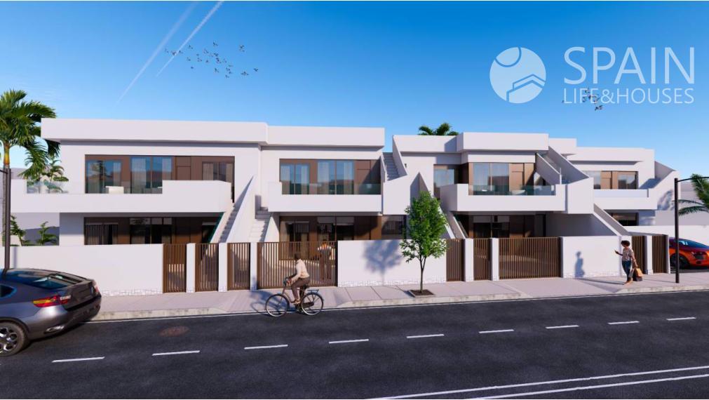 Novostavba dvojdomu v penthouse so soláriom v Pilar de la Horadada-3km od pláže