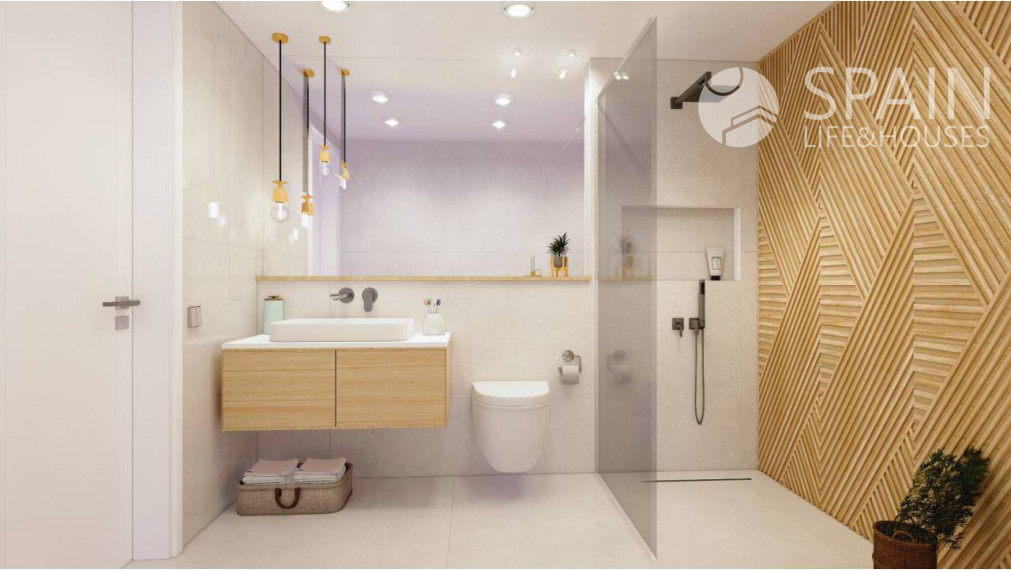 Novostavba dvojdomu v penthouse so soláriom v Pilar de la Horadada-3km od pláže