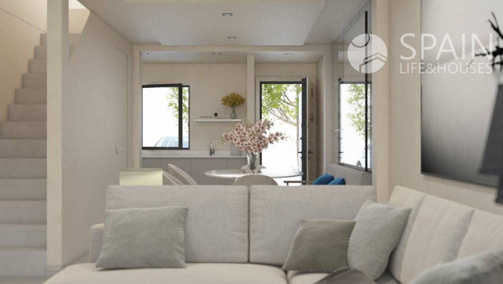 Novopostavený luxusný mestský dom v Pilar de la Horadada- 5 min od pláže