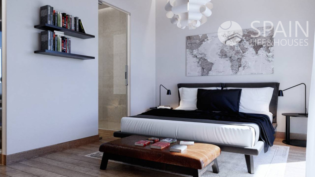 POSLEDNÁ VILA. Novostavba vily s vlastným bazénom 3 km od pláže, dodanie druhá pol. 2022, San Javier, Murcia.