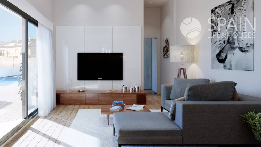 Novopostavená vila so súkromným bazénom- 3 km od pláže v San Javier, Murcia. Dodanie v decembri 2022