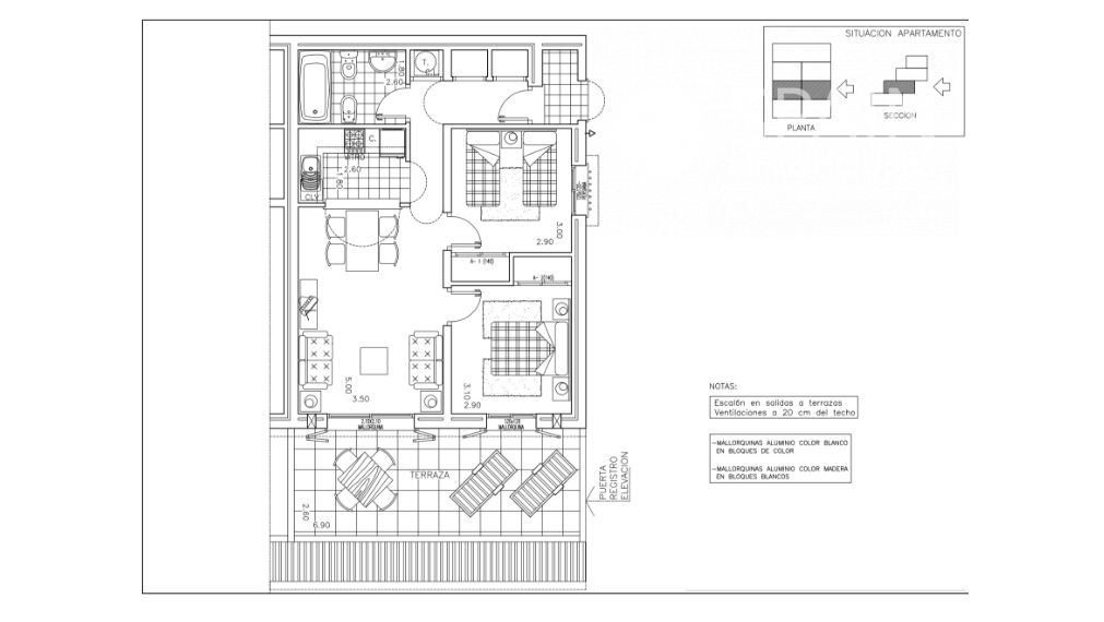 Byt s nádherným výhľadom na more v Benitachelli 2 km od mora