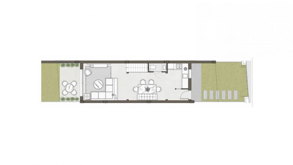 Luxusný novopostavený mestský dom v Pilar de la Horadada, 2 km od mora. Dodanie júl 2022