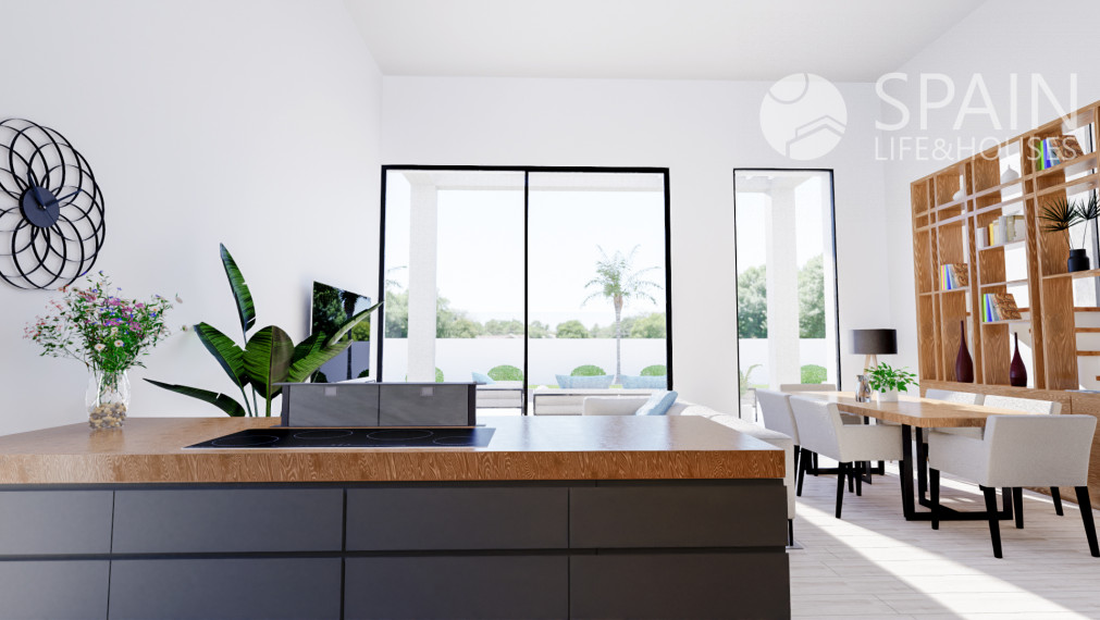 Posledná vila! Fantastická slnečná luxusná vila v oblasti Benidorm-Finestrat.  Dodanie v roku 2024