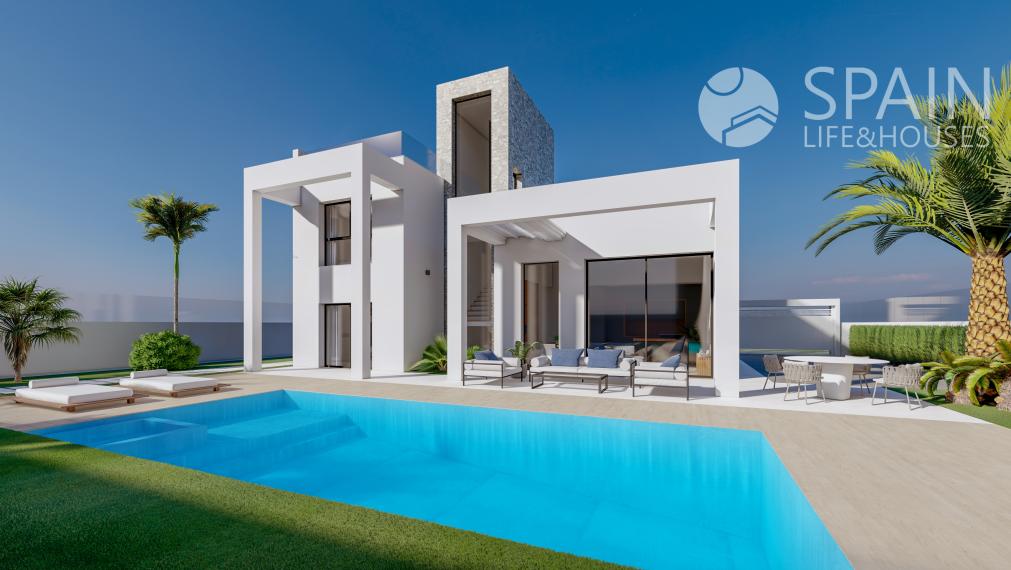 Posledná vila! Fantastická slnečná luxusná vila v oblasti Benidorm-Finestrat.  Dodanie v roku 2024