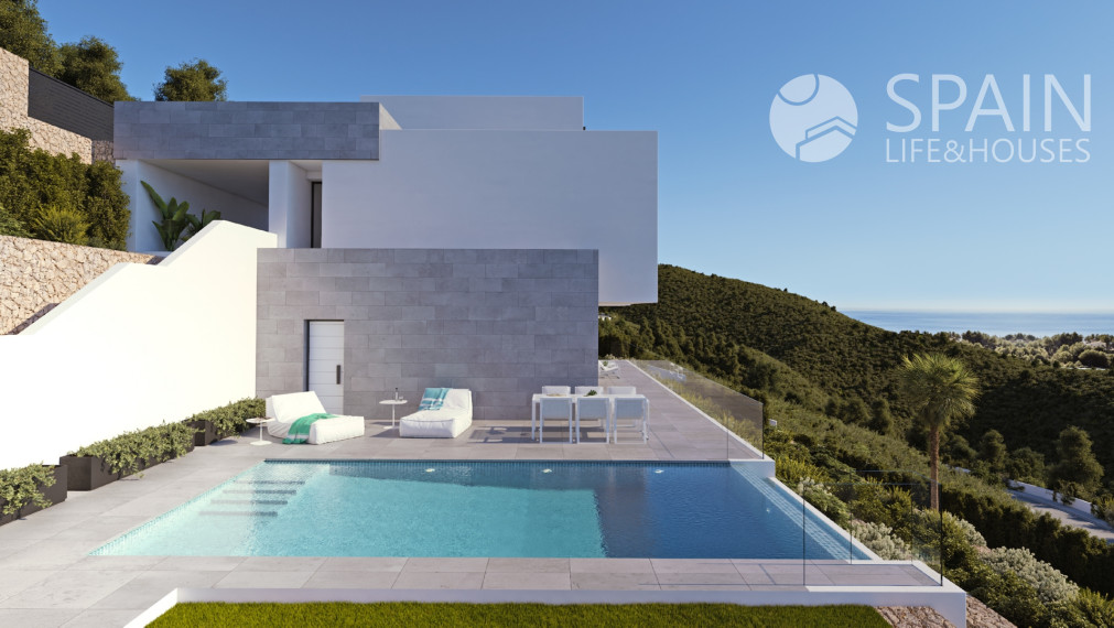 4 spálňová luxusná vila s výhľadom na more v Altea; Costa Blanca sever