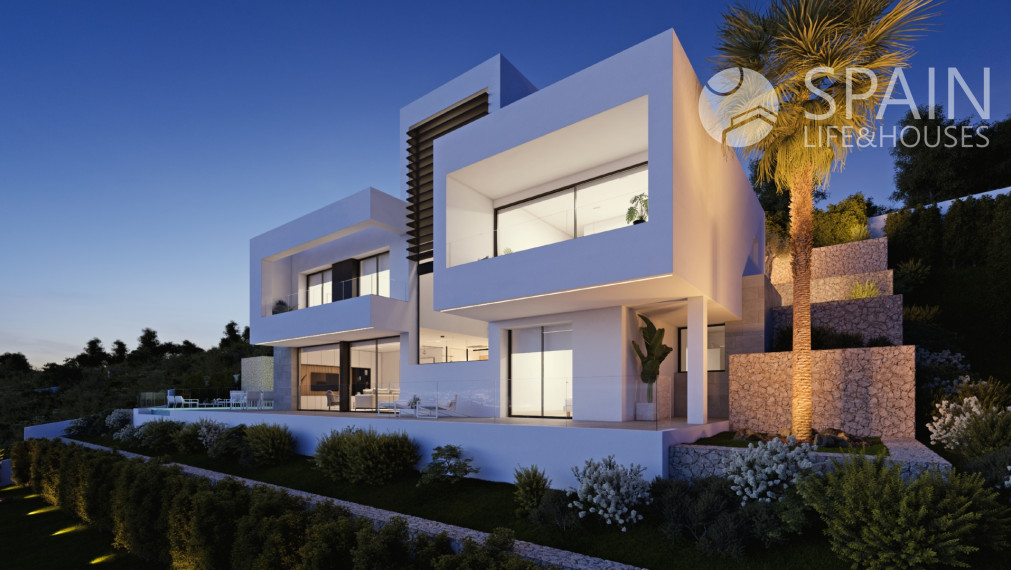 4 spálňová luxusná vila s výhľadom na more v Altea; Costa Blanca sever