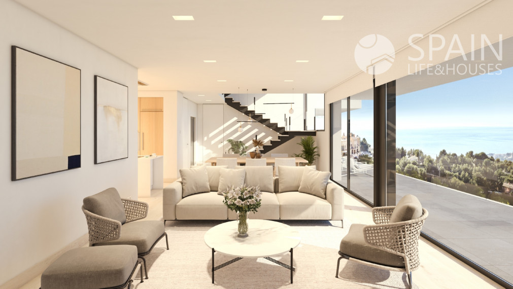 4 spálňová luxusná vila s výhľadom na more v Altea; Costa Blanca sever