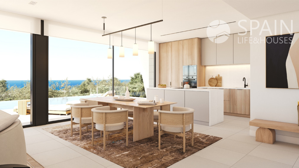 Moderná dizajnová vila v Cumbre del Sol; Costa Blanca sever