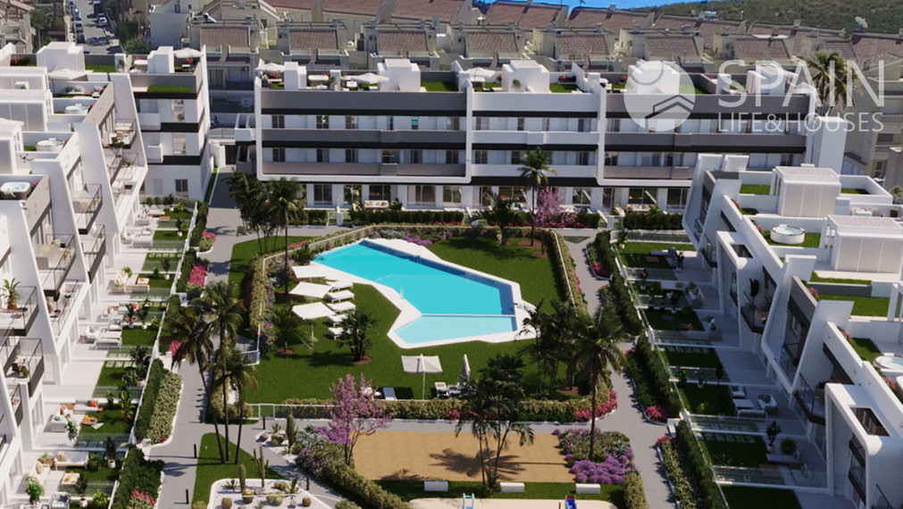 NOVÉ FANTASTICKÉ APARTMÁNY V GRAN ALACANT, 3 km od pláže, 20 minút od Alicante, Costa Blanca