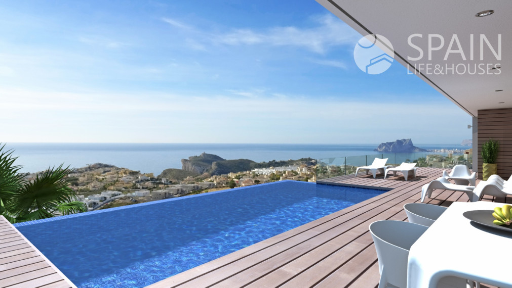 Veľkolepá luxusná nová vila v Cumbre del Sol, Costa Blanca s výhľadom na more