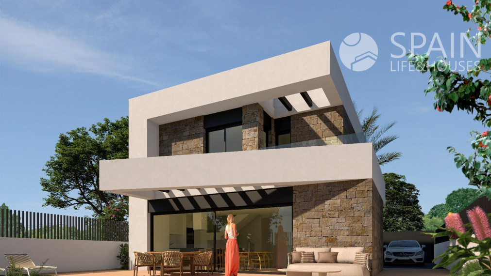 Luxusná vila v letovisku Finestrat-Benidorm, 2,5 km od pláže a 54 km od letiska. Dodávka 14 mesiacov od zmluvy