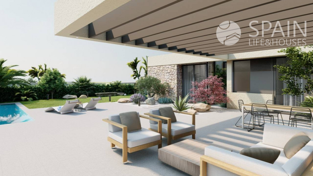 Novostavba vila v Altaona Golf, Murcia, 15 minút od pláže, 2 km od golfového ihriska