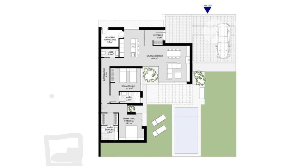 Novostavba vila v Altaona Golf, Murcia, 15 minút od pláže, 2 km od golfového ihriska
