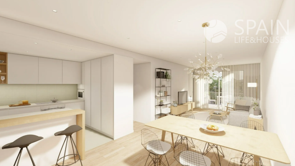 Novostavba v centre mesta Denia s nádherným výhľadom na Montgó, Costa Blanca sever