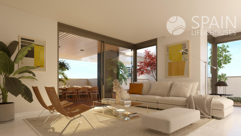 Nové rezidenčné apartmány s fantastickým výhľadom len pár minút od mora v Benidorme, Costa Blanca