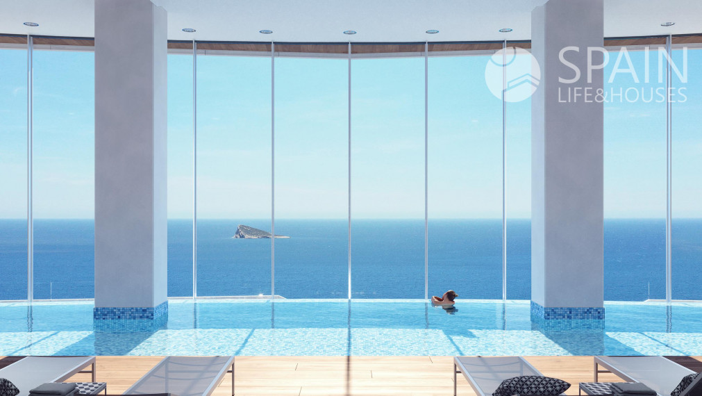 Nové rezidenčné apartmány s fantastickým výhľadom len pár minút od mora v Benidorme, Costa Blanca