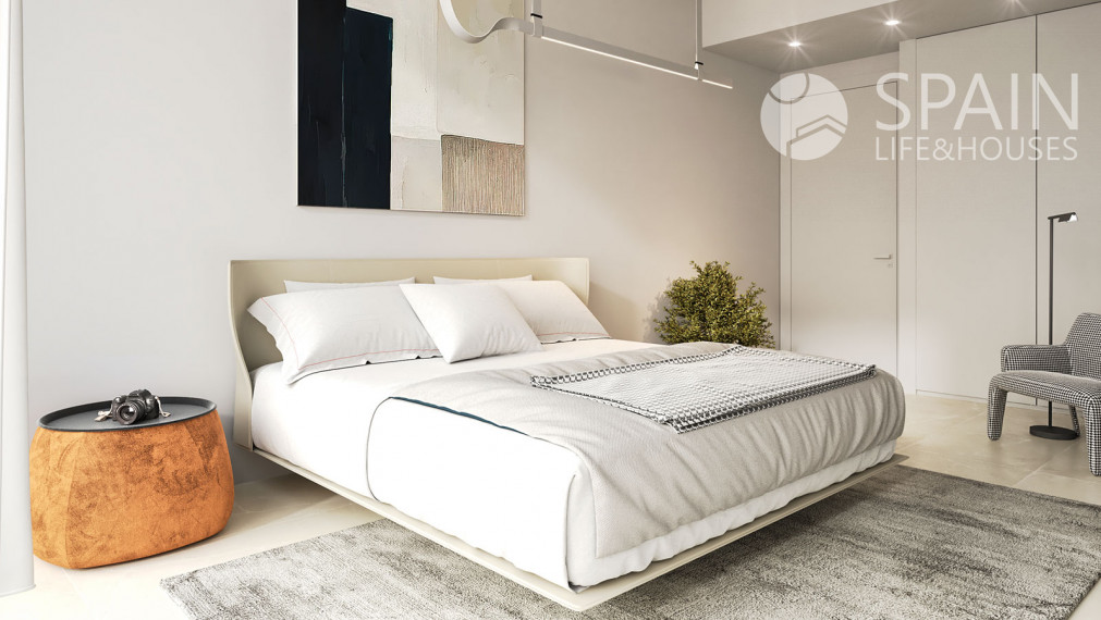 Posledné voľné apartmány s obrovskými terasami o rozlohe 40 m2 s krásnym výhľadom na more a panorámu Benidorm, Finestrat, Costa Blanca sever