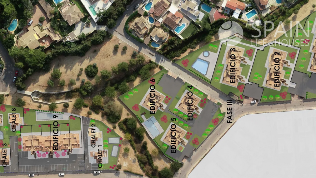 Nové apartmány so spoločnými bazénmi v tichom prostredí len 15 min pešo od mesta a pláže pri Montgo, DENIA, COSTA BLANCA