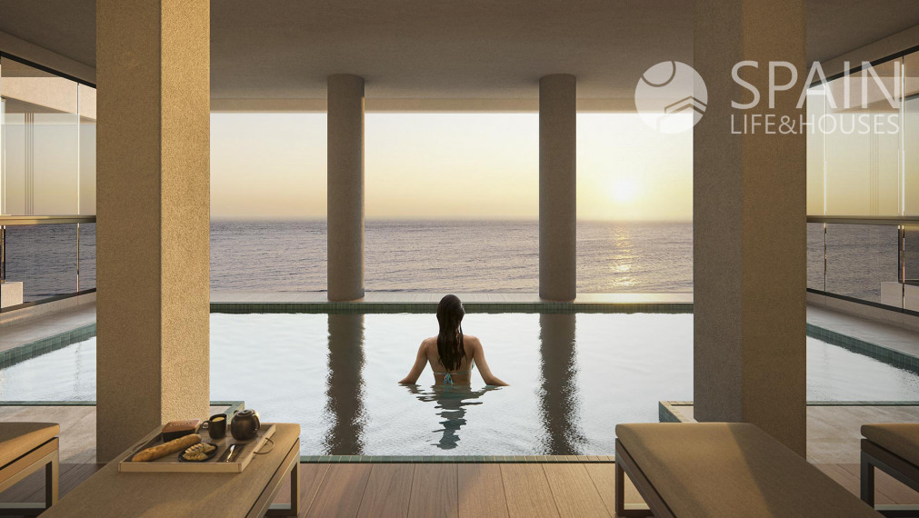 Nová výstavba bytov s majestátnym výhľadom a všetkým vybavením v Calpe.