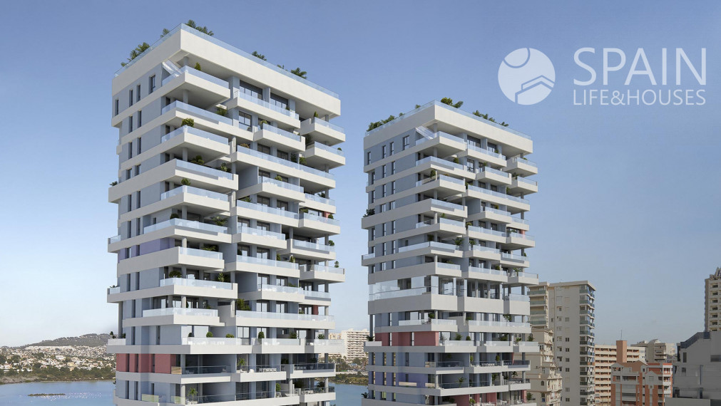 Nová výstavba bytov s majestátnym výhľadom a všetkým vybavením v Calpe.