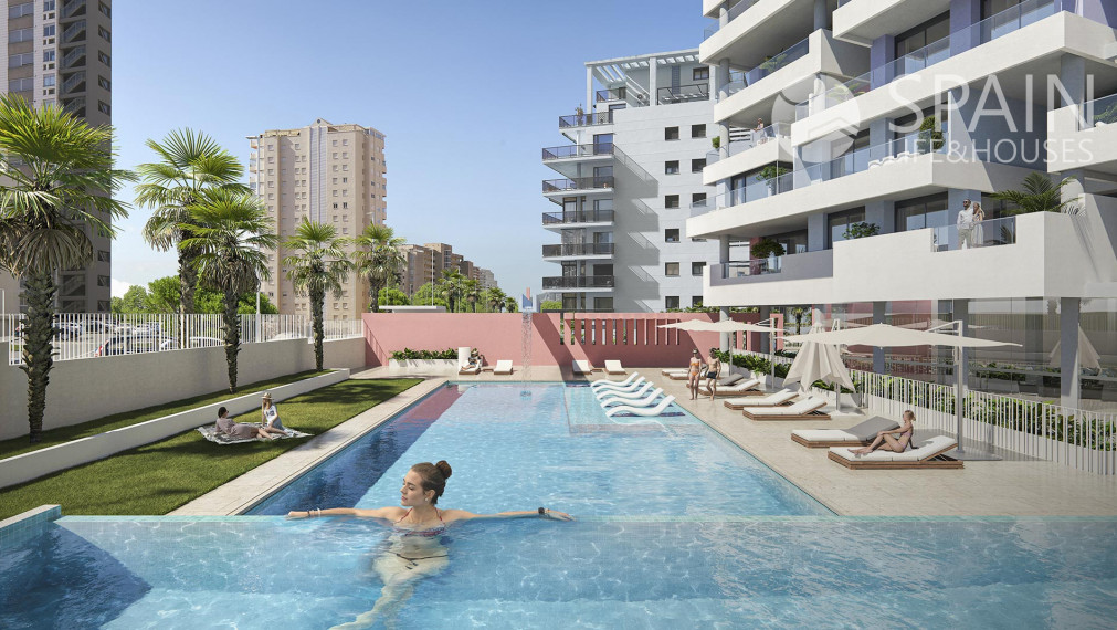 Nová výstavba bytov s majestátnym výhľadom a všetkým vybavením v Calpe.