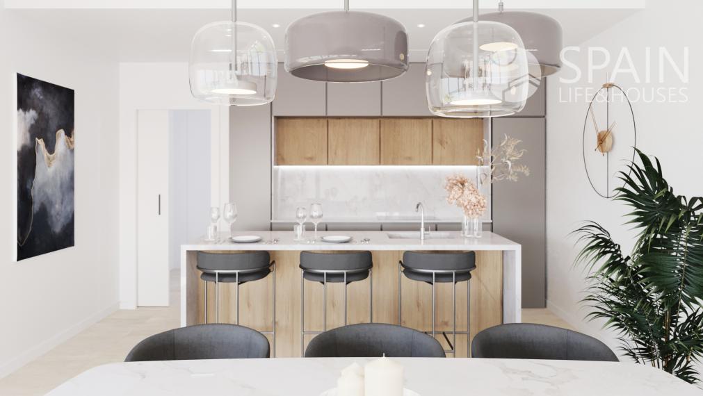 Residencial Maravilla: exkluzívne domy so súkromnou záhradou a výhľadom na more v Polope