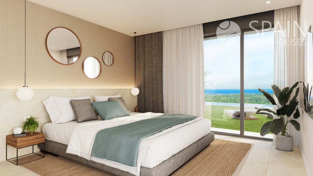 Residencial Maravilla: exkluzívne domy so súkromnou záhradou a výhľadom na more v Polope