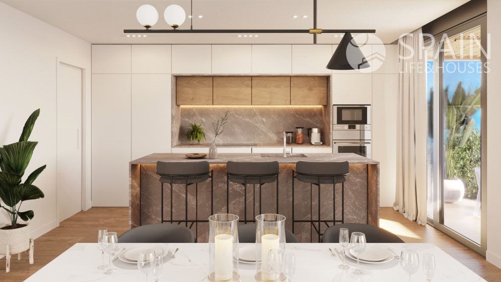 Residencial Maravilla: exkluzívne domy so súkromnou záhradou a výhľadom na more v Polope