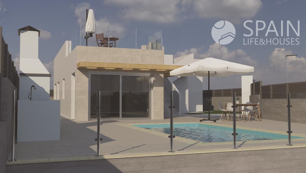 Novopostavená vila s bazénom v Polop de la Marina